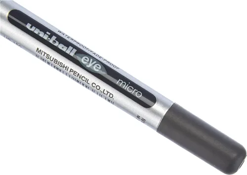 Vista 3 de Mitsubishi Uniball Eye Micro Roller - Bolígrafo (2 unidades), color negro