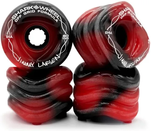 Vista 13 de Shark Wheel 60 mm ruedas para Longboard de crucero, Fórmula DNA, juego de 4 ruedas