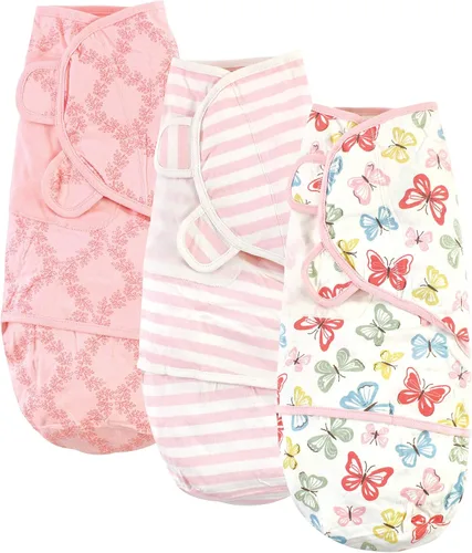 Vista 10 de Touched by Nature Envolturas unisex de algodón orgánico para bebé, pájaro, 0-3 meses