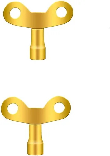 Vista 8 de 2 llaves triangulares Matel Triangular Socket Universal Utility Keys para bloqueo de panel triangular. 0.354 in