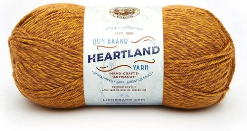 Vista 46 de Lion Brand Yarn Heartland Yarn, Hilo de Peso Medio para Tejer, Ganchillo y Manualidades, 1 Paquete, Great Smoky Mountains Grandes Montañas Humeantes
