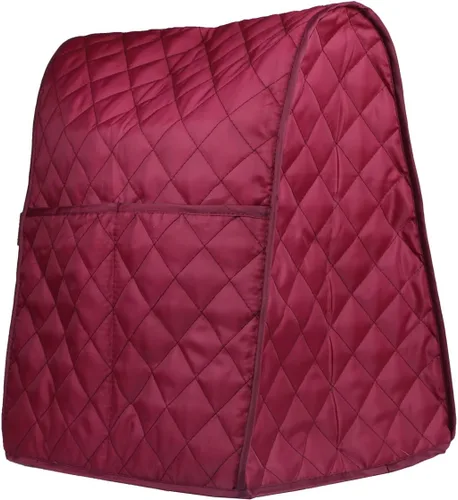 Vista 8 de Funda protectora a prueba de polvo para batidora de pie Evermarket con bolsillo y bolsa organizadora para Kitchenaid, Sunbeam, Cuisinart, Hamilton