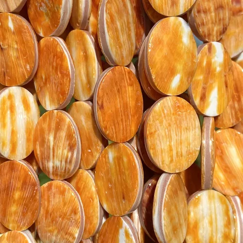 Vista 4 de ABCGEMS - Cuentas de concha de ostra espinosa naranja Sea of Cortez de México (origen ético, producción de lotes pequeños) pulidas a mano para un