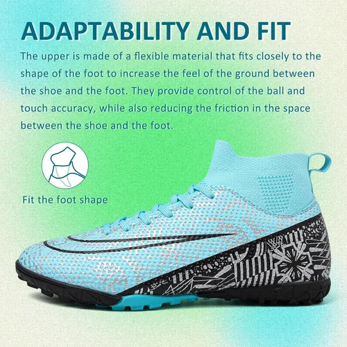 Vista 5 de CBUSTER Soccer Cleats Mens Women Indoor Outdoor Soccer Shoes for Big Boy AGFG