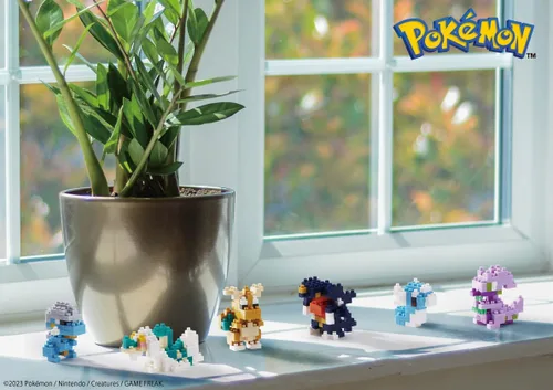 Vista 2 de nanoblock - Pokémon - Juego de dragón tipo 1 (caja ciega completa), kit de construcción de la serie mininano