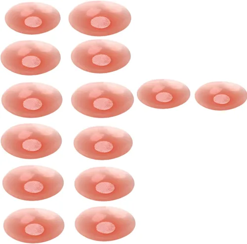 Vista 11 de ICEGIA Fundas para pezones para mujer, impermeables, reutilizables, ultra finas y adhesivas de silicona para pezones, pétalos