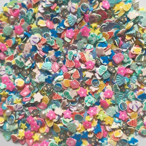 Vista 6 de 1.41 oz Mini Animales Fimo Rebanadas de Polímero Adultos Uñas Rebanadas de Arte Suministros de Diseño DIY Artesanía (Animales)