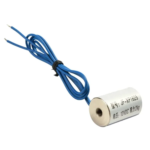 Vista 12 de Heyiarbeit 12V DC 50N Imán de elevación eléctrica electroimán solenoide Ascensor Holding 25mmx20mm