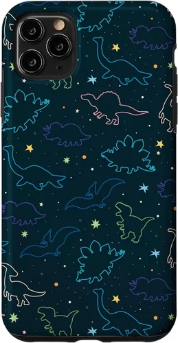 Vista 13 de Funda con diseño de dinosaurio de color lindo para iPhone 17