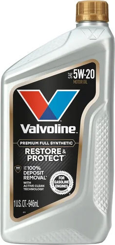 Vista 43 de Valvoline Restore & Protect Aceite de motor sintético 5W-30 de 5 cuartos de galón, caja de 3