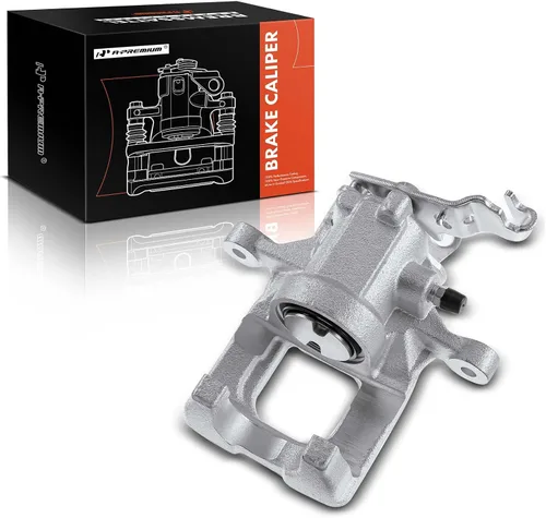 Vista 10 de A-Premium Pinza de freno de disco trasera izquierda sin soporte Compatible con modelos Audi y Volkswagen: A3, A3 Quattro, Beetle, Eos, Golf, Golf