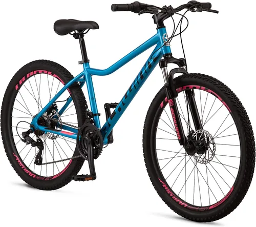 Vista 11 de Schwinn High Timber - Bicicleta de montaña para jóvenes y adultos hombres mujeres niños niñas, ruedas de 24 a 29 pulgadas, 7 o 21 velocidades