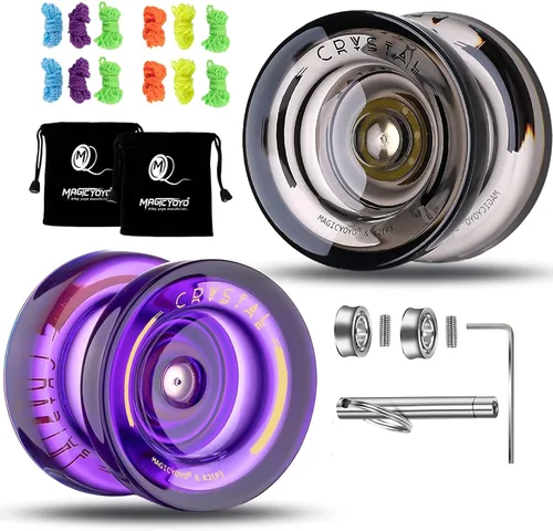 Vista 28 de MAGICYOYO K2 Responsive Yoyos para niños de 8 a 12 años, paquete de yoyo profesional de doble función con función de giro de dedo, yoyo profesional