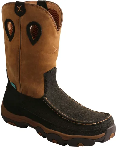 Vista 2 de Twisted X Moc Toe Botas de senderismo para hombres - Silla de montar angustiada