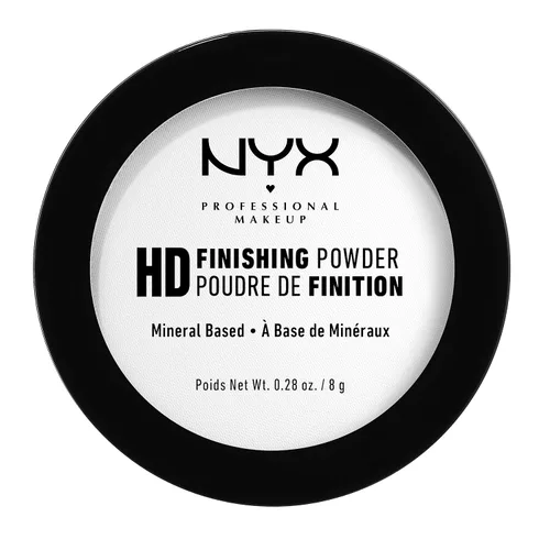 Vista 3 de Polvo de fijación NYX Professional Makeup HD, polvo compacto prensado - Banana