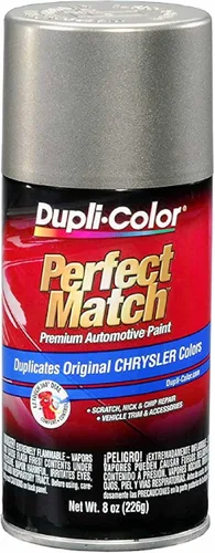 Vista 60 de Dupli-Color EBCC04177 Perfect Match Pintura en Aerosol Automotriz – Chrysler Bright Platinum Metallic, PS4/MS4 – Lata de Aerosol de 8 oz