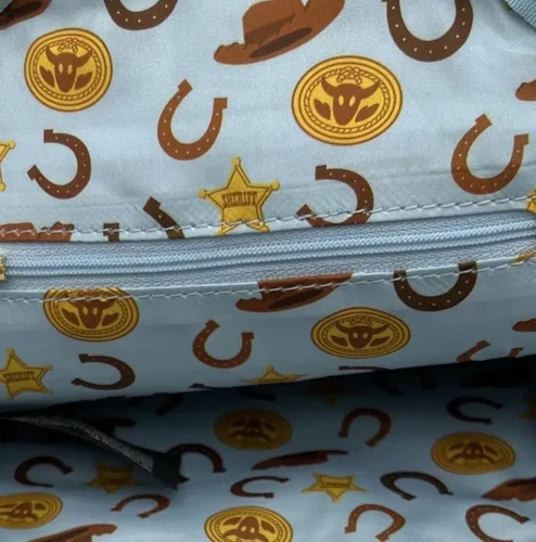 Vista 4 de Loungefly Disney Pixar Toy Story Woody and Bulleye Mini backpack Toyz N Fun Exclusive