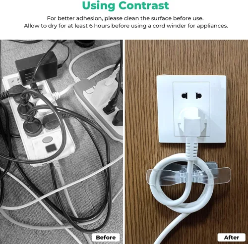 Vista 4 de Organizador de cables para electrodomésticos de cocina Organizador de cables con soporte mejorado para pequeños electrodomésticos de cocina
