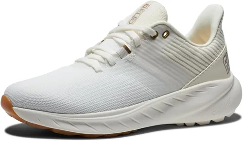 Vista 10 de FootJoy FJ Flex - Zapatos de golf para mujer, estilo de temporada anterior Gris/Blanco/Lavanda
