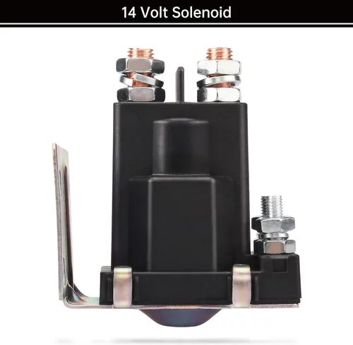 Vista 2 de EZGO TXT - Solenoide de 14 V y 4 terminales, se adapta al carrito de golf de gas EZGO TXT, OEM # 27153-G01, 27153G01, 612813