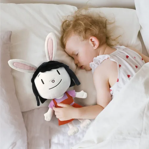 Vista 3 de Elinor Wonders Why - Figura de peluche Elinor - Muñeca suave de peluche – Tela súper suave con hermosos detalles bordados – Perfecto para niños de 3