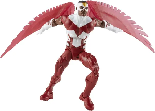 Vista 6 de Marvel Legends Series Marvel's Falcon - Figura de acción de 6 pulgadas con embalaje retro juguete, 3 accesorios