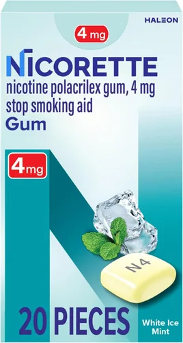 Vista 16 de Nicorette 4 mg de goma de mascar de nicotina para ayudar a dejar de fumar con el programa de apoyo conductual - Ayuda para dejar de fumar con sabor