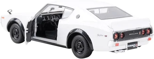 Vista 2 de Maisto 1:24 SE 1973 Nissan Skyline GT-R - Blanco
