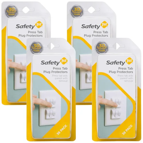 Vista 6 de Safety 1st Protectores de enchufe con pestaña de prensa, 36