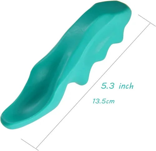 Vista 2 de Herramienta de masaje de tejido profundo - Punto de gatillo masajeador verde para el pulgar