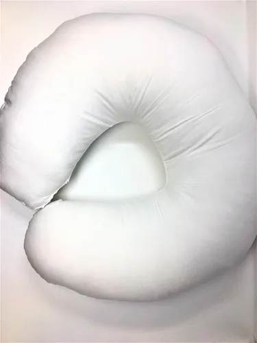 Vista 2 de All American Collection Almohada de viaje de bambú de bambú de poliéster suave cómoda de felpa suave para mamá bebé niño pequeño