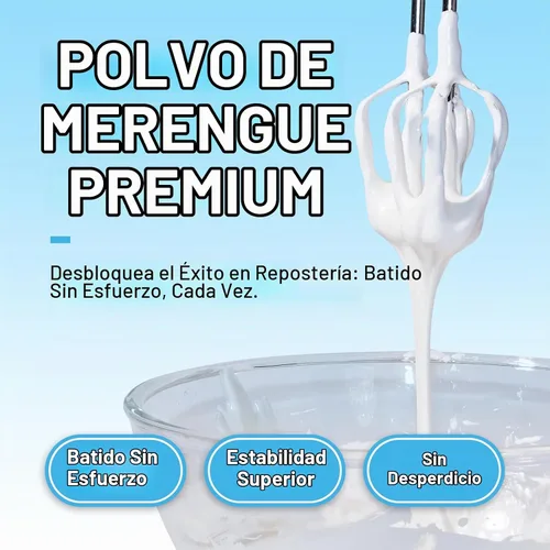 Vista 4 de Fooway Polvo de merengue premium de 12 onzas, base de clara de huevo con alto contenido de proteínas para glaseado real estable y decoración