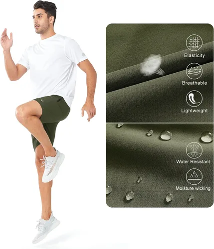 Vista 5 de NORTHYARD Pantalones cortos deportivos para correr para hombre, de secado rápido, ligeros, deportivos, gimnasio, baloncesto, 7 pulgadas, 9 pulgadas