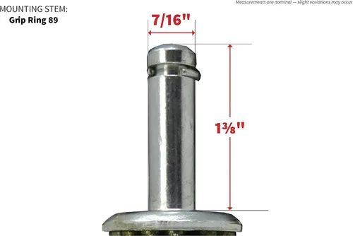 Vista 10 de Shepherd Hardware 9807 Rodaja giratoria con vástago de 3 pulgadas, rueda de goma, diámetro de vástago de 7/16 pulgadas, capacidad de carga de 175