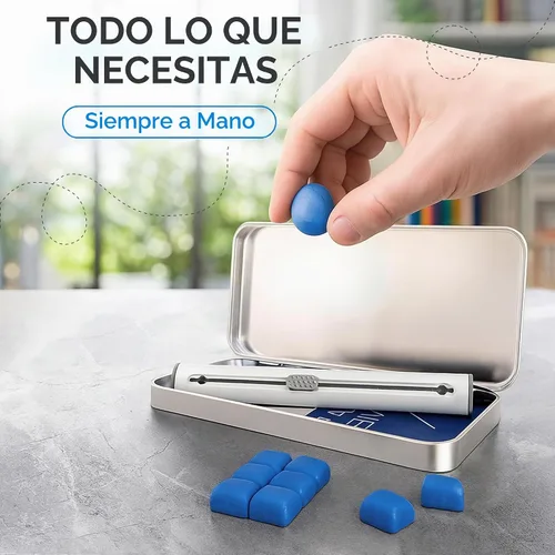 Vista 6 de Kit de limpieza para Airpod + herramienta de limpieza profesional, compatible con kit de limpieza de auriculares para iPhone, kit de limpieza