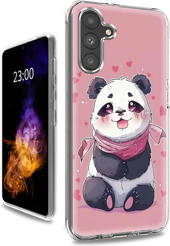 Vista 36 de Funda transparente para Samsung A15 5G de 6.5 pulgadas, doble capa protectora a prueba de golpes de PC transparente de silicona suave