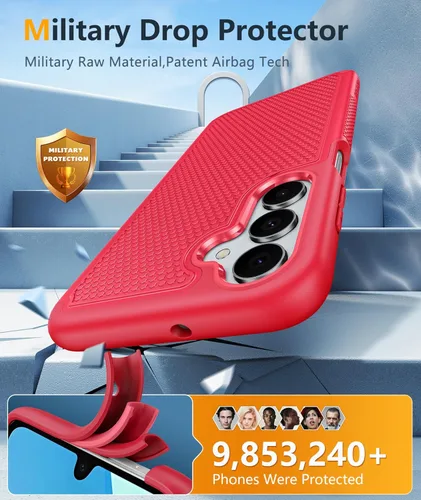 Vista 691 de FNTCASE Funda para iPhone 17 Pro: Fundas delgadas translúcidas de color azul claro compatibles con MagSafe, protección completa de la cámara