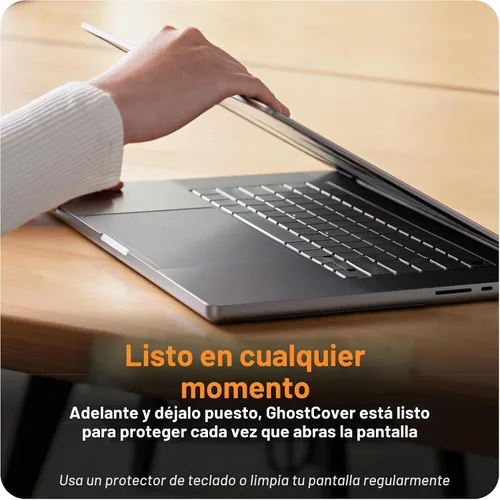 Vista 6 de GhostCover Original Premium Protector de Teclado Ultra Delgado, Compatible con MacBook Pro 14/16 M5/M4/M3/M2/M1 Pro/Max de 2025 2024 2023 2022 2021