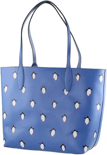 Vista 3 de Kate Spade New York Arctic Friends Penguin - Bolso de mano reversible grande