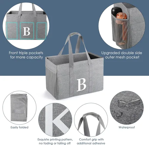 Vista 4 de TRSODD Regalos del Día de la Madre para Madrina Regalos de Cumpleaños para Mujeres Mejor Madrina de Todos los Tiempos Bolsas de Compras