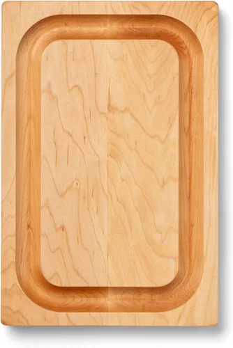 Vista 10 de John Boos Serie Chop-N-Slice Tabla de Cortar Cuadrada de Madera de Arce 10"x10" – 1" de Grosor, Bloque de Carnicero Reversible de 4 libras