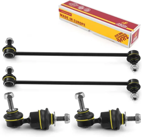 Vista 130 de Metrix Premium Chassis Parts - Kit de 4 piezas de barra estabilizadora delantera y trasera con enlace de extremo de barra estabilizadora para Ford