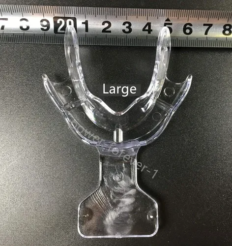 Vista 3 de 10 Piezas Marco Dental Corte Atrás FCB Impresión Bandejas Mandibular Dentadura Edéntulo