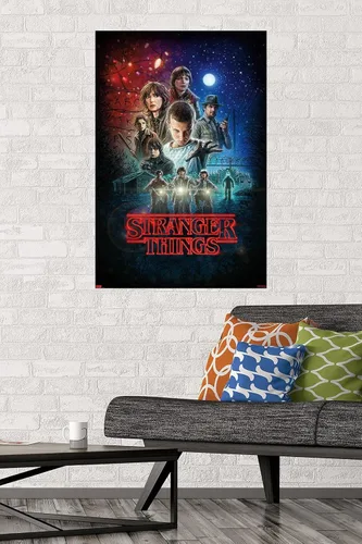 Vista 2 de Trends International 24X36 Netflix Stranger Things - Póster de pared de una hoja, 24" x 36", versión sin marco