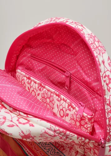 Vista 8 de Maison d' Hermine Mochila para mujeres y hombres, de algodón, multiusos, con bolsa pequeña, ligera, con múltiples bolsillos, 07 - Katmandou