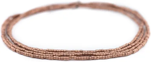 Vista 3 de TheBeadChest - Cuentas Heishi dobles de cobre (0.079 in)