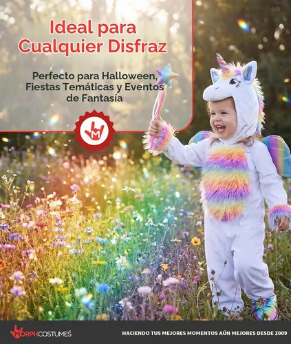 Vista 6 de Morph, Disfraz de unicornio para niños, disfraces de Halloween para niños