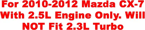 Vista 2 de DTA 2 ejes delanteros CV compatibles con Mazda CX-7 2010-2012 con motor de 2.5 L solamente – Medio eje delantero izquierdo derecho – No es