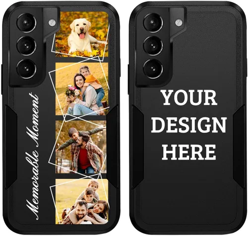 Vista 10 de Funda protectora personalizada con foto para Samsung Galaxy S22 5G, con imagen, texto, logotipo, [probada en caídas de grado militar], resistente