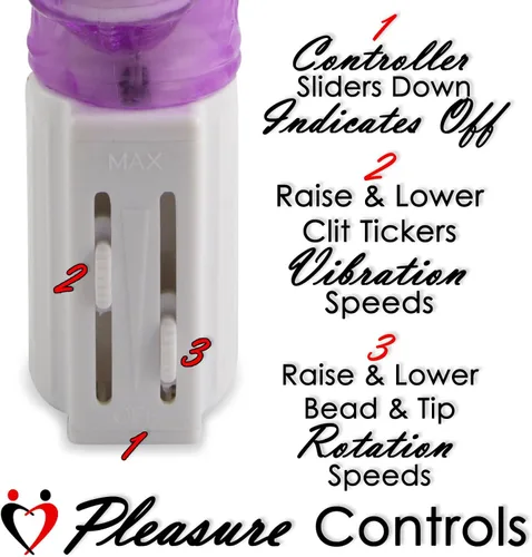 Vista 3 de Blue LeLuv - Vibrador de conejo Dragon Dream Multivelocidad impermeable con eje giratorio masajeador de clítoris con huevo multivelocidad